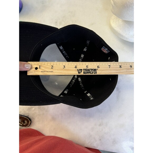 New York Jets New Era White/Black 2022 NFL Crucial Catch 39THIRTY Flex Hat M/L - Picture 8 of 13